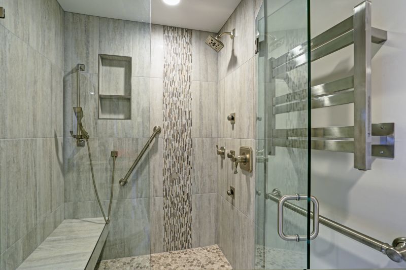 Shower with Dual Rain Heads